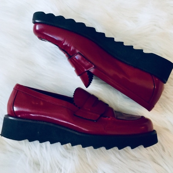 DONALD PLINER Leather Loafers size 6.5 - Picture 5 of 6